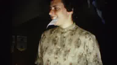 Hagerstown Maryland Usaa (1963): A Lady Holds A Paper In Her Mouth And Waives