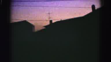 Hagerstown Maryland Usaa (1963): Men Skating Badminton With Beautiful Sunset In