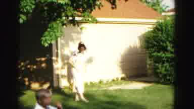 Hagerstown Maryland Usaa (1963): The Family Members Were Playing Throw Ball In The