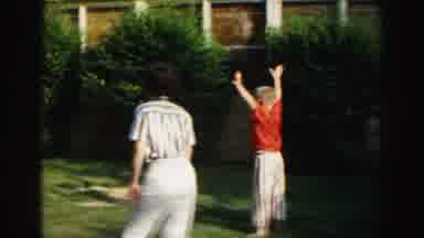 Hagerstown Maryland Usaa (1963): Boys Play With Ball Outside The Residence Area