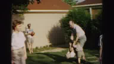Hagerstown Maryland Usaa (1963): Grandpa Is Swinging His Grandchild Around For Fun