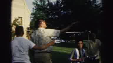 Hagerstown Maryland Usaa (1963): A Video Clip Of Two Adults And A Child Trying To