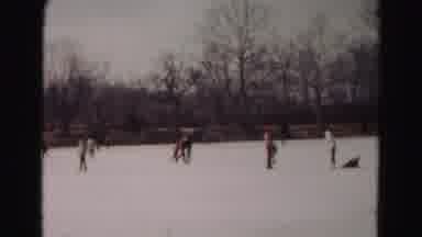 Hagerstown Maryland Usaa (1963): 25 People Are On The Skating Rink Having A Cold