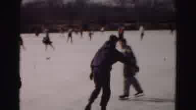Hagerstown Maryland Usaa (1963): Old Ice Skating Footage