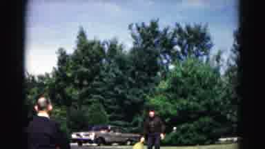 Hagerstown Maryland Usaa (1963): Grown Man Plays Tennis Or Similar Sport With A