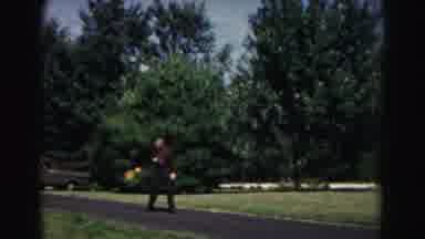 Hagerstown Maryland Usaa (1963): Two Friends Hitting The Ball Back And Forth With