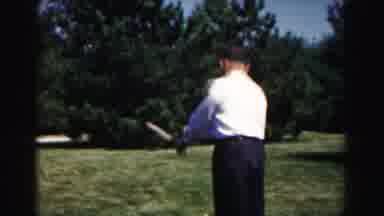 Hagerstown Maryland Usaa (1963): A Couple Of Men Hitting A Ball Back And Forth