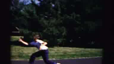 Hagerstown Maryland Usaa (1963): The Persons Are Practicing The Game On The Road