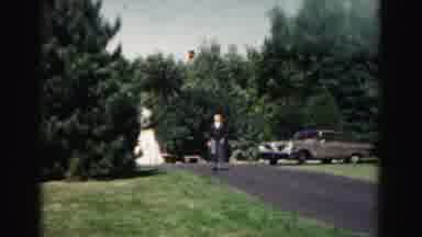 Hagerstown Maryland Usaa (1963): Vintage Footage Of Two Males Walking Outdoors