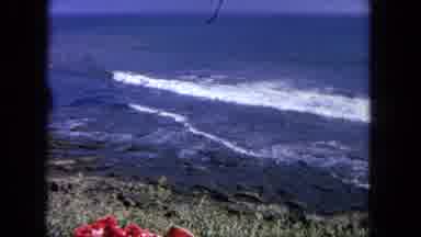 Tijuana Mexico (1962): Coastal Beach Area With Rough Waves And Sunny Skies
