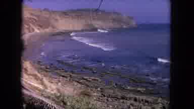 Tijuana Mexico (1962): Beach Scene That Shows The Waves Crashing On To The Shore