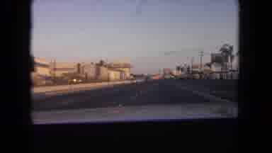 Tijuana Mexico (1962): Some Car Is Going Front Of The Road Side Didn't Saw