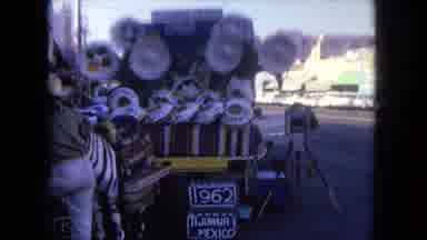 Tijuana Mexico (1962): The Zebra Is In The Middle Road All Are Looking The Animal