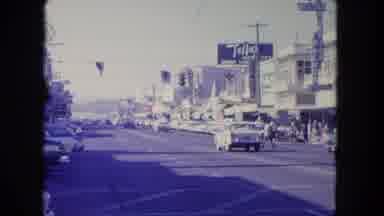Tijuana Mexico (1962): A Lot Of Shavy Old Cars Red White Blue White Green White