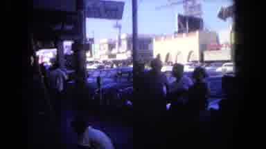 Tijuana Mexico (1962): Some People Are Spending Time And Chatting In Front Of A