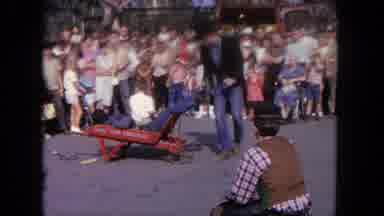 Tijuana Mexico (1962): The Person Sitting In The Chair In The Center Of Roadside