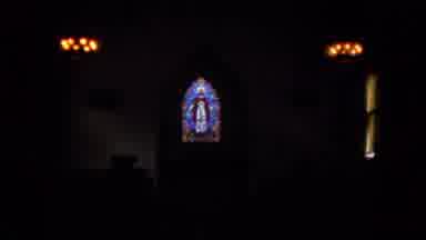 Tijuana Mexico (1962): Sunlight Streaming Through Stained Glass Window Of Church