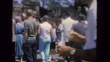 San Diego California (1962): Guys Joking With Statues Of Women