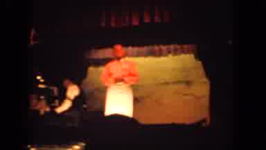 San Diego California (1962): One Men Speak In Stage But One Girl Dance In Stage It