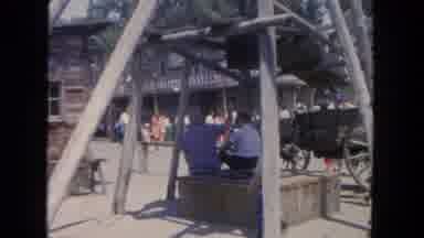 San Diego California (1962): People Of All Ages At A Western-Themed Amusement Park