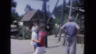 San Diego California (1962): The Two Persons Are Talking In The Outside Of The