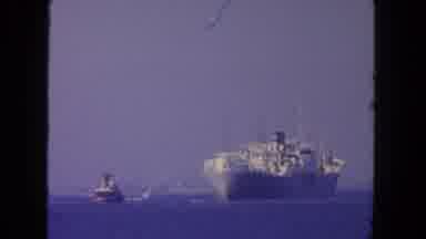 San Diego California (1962): The Ship Is Going On The Ocean Its Travelling Is Very