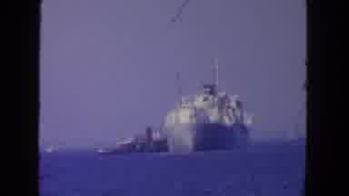 San Diego California (1962): Large Passenger Ship Sailing On The Ocean