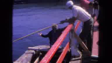 San Diego California (1962): The Girl And Father Is Talking And Doing Something In