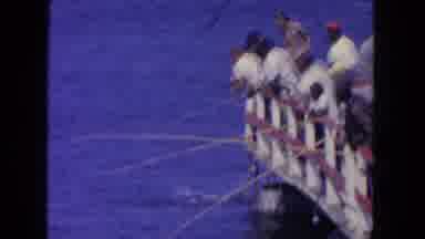San Diego California (1962): The Peoples Are Standing In The Bridge And Caught The