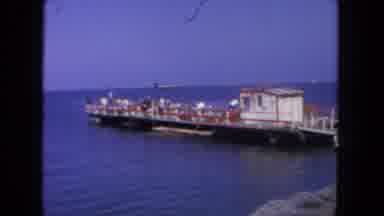 San Diego California (1962): People Fishing On A Pier