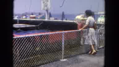San Diego California (1962): She Sees The Troops Stationed At The Edge Of The