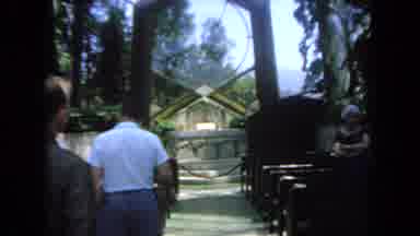 San Diego California (1962): People Gather To Look At A Landmark Or Exhibit That