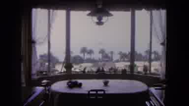 San Diego California (1962): Watching A Ship Go By From My Dining Room Table