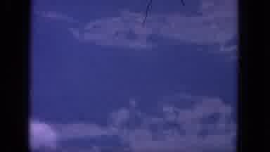 San Diego California (1962): Bright Blue Sky And White Puffy Clouds