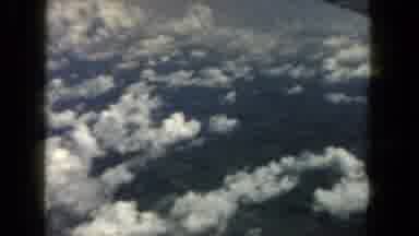 San Diego California (1962): Aerial View Above Clouds On A Clear Day And Very Good