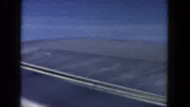 San Diego California (1962): Filming The Sky And The Ground Below From The Plane