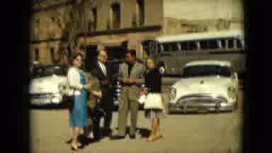 Mexico City Mexico (1962): A Two Men And Ladies Are Discussing Something In The