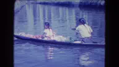 Mexico City (1962): Riverboat Traffic In An Asian City