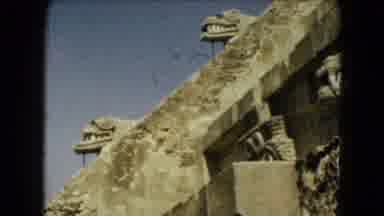Mexico City (1962): Man And Woman Exploring The Mayan Ruins In Mexico