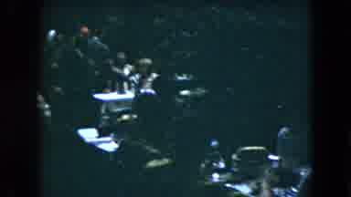 Mexico City (1962): Bad Lighting Video Camera Footage Of Patrons In A Restaurant