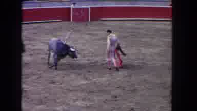 Los Angeles California USA (1962): Bleeding Matador Got Spiked By The Bull And