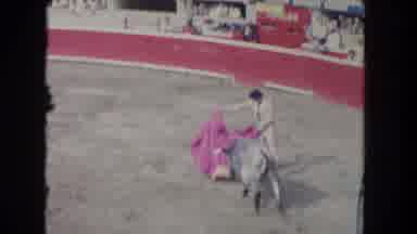 Los Angeles California USA (1962): The Bullfighting Game Is Going On It Is Very