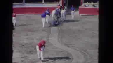 Los Angeles California USA (1962): Horse People Training Audience Watching