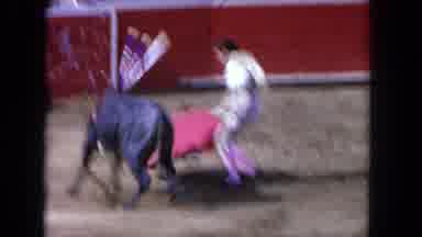 Los Angeles California USA (1962): The Bullfighting Game Is Going On It Is Very