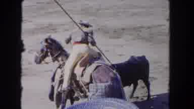 Los Angeles California USA (1962): Matador And Bull During Bullfight