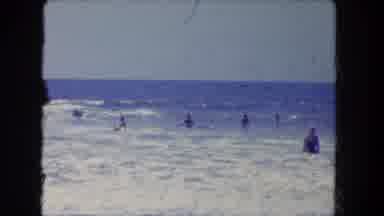 Los Angeles California USA (1962): A Fun Day At The Beach Catch Waves And Relaxing
