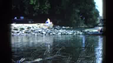 Illinois USA (1962): In That But One Goes On A Boat And Two On A Walking Path