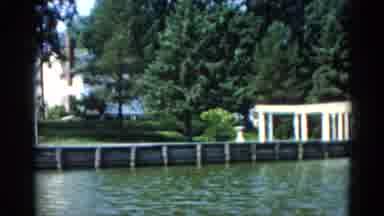 Illinois USA (1962): View Of Houses And River On A Bright Sunny Day