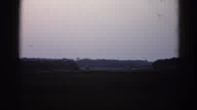 Illinois USA (1962): A Slow Panning Shot Of A Dark And Drab Range