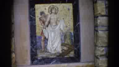 Illinois USA (1962): Wooden Framed Artwork Display Of The Crucifixion Of Jesus